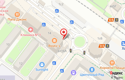 Магазин детских товаров Детский мир на Московской улице на карте