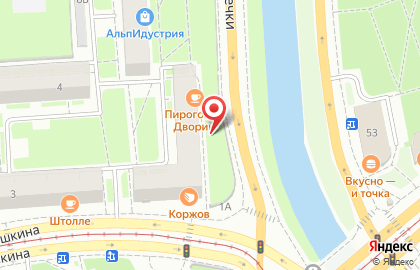 Ателье по ремонту одежды С Иголочки на улице Савушкина на карте