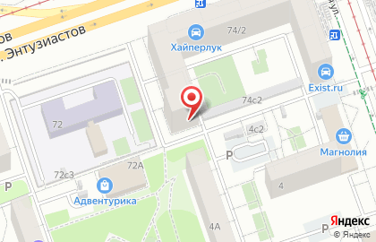 Пекарня ПаПан на шоссе Энтузиастов на карте
