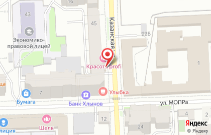 Ателье по ремонту одежды Вернисаж на Казанской улице на карте