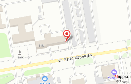 Гаражный кооператив №400 на улице Краснодонцев на карте