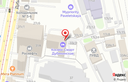 Отель Holiday Inn Express Paveletskaya на карте