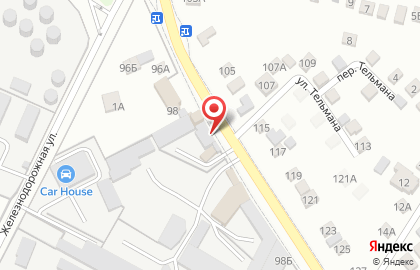Торговый дом Резинотехника в переулке Тельмана на карте