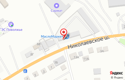 АстраСпецСнаб на Николаевском шоссе на карте
