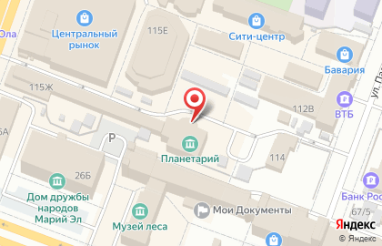 ТЦ Гостиный двор в Йошкар-Оле на карте
