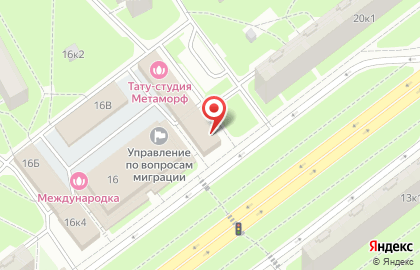 Магазин табачной продукции в Фрунзенском районе на карте