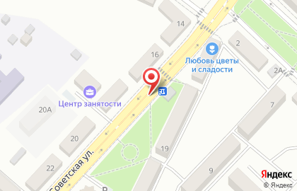 Центр обслуживания абонентов Теле2 на Советской улице в Светлом на карте