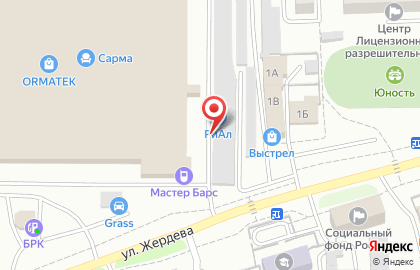Кафе-блинная Едок в Октябрьском районе на карте