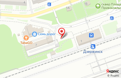 Микрофинансовая компания Срочноденьги на Привокзальной площади, 6а в Дзержинске на карте