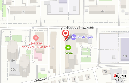Офтальмологический центр Центр охраны зрения на улице Федора Гладкова на карте