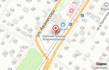 Храм Живоначальной Троицы в Центральном районе на карте