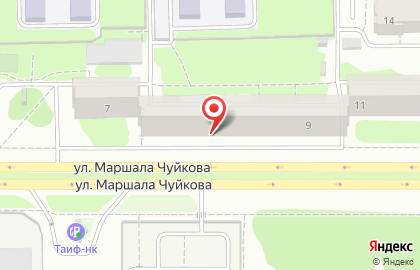 Магазин автозапчастей Nissan116 в Ново-Савиновском районе на карте
