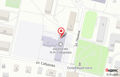 Средняя общеобразовательная школа в Центральном районе на карте