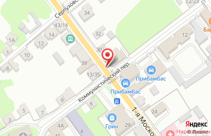# 3 дмш на 1-й Московской улице на карте