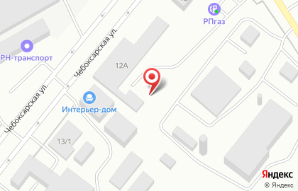 Автомастерская на Чебоксарской улице на карте