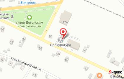 Прокуратура Барятинского района на карте