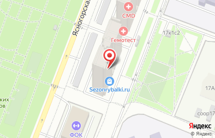 Бухгалтерская фирма в Москве на карте