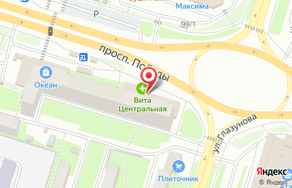 Магазин Текстиль Сити в Октябрьском районе на карте