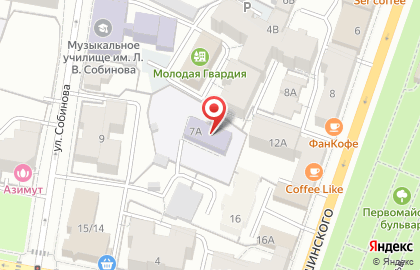 Детский сад №21 в Кировском районе на карте