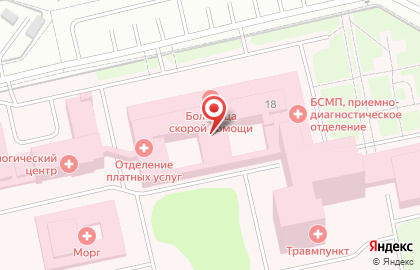 Служба перевозки лежачих больных, инвалидов и граждан с ограниченными возможностями Санитарный Экспресс на Набережночелнинском проспекте на карте