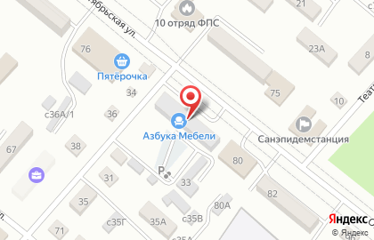 Магазин Азбука Мебели на Октябрьской улице на карте
