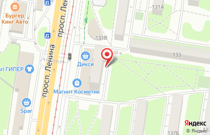 Магазин детской одежды на проспекте Ленина, 135 на карте
