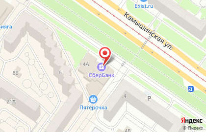 Служба курьерской доставки СберЛогистика на Камышинской улице на карте