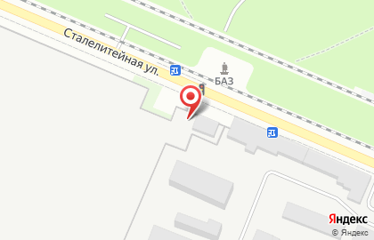 Первичная профсоюзная организация на Сталелитейной улице на карте