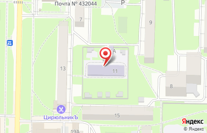 Детский сад №118 в Железнодорожном районе на карте