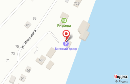 База отдыха Княжий двор на Набережной улице на карте