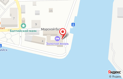 Кафе Жемчужина в Калининграде на карте