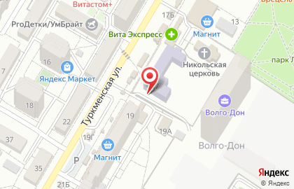 Киоск по изготовлению ключей на Туркменской улице на карте
