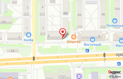 Аптека Оренлек в Оренбурге на карте