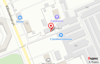 Продовольственный магазин Рублёвка на Юбилейной улице на карте