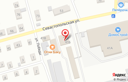 Самурай, суши-бар на Севастопольской улице на карте