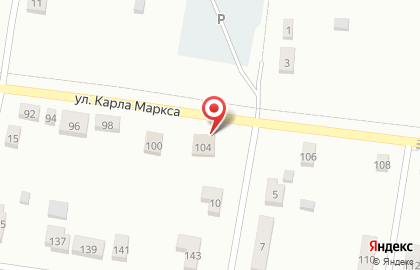 Магазин автотоваров на улице Карла Маркса на карте