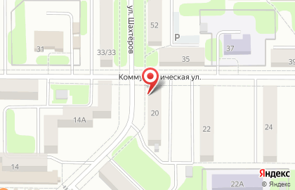 Магазин Ваша мебель на Коммунистической улице на карте