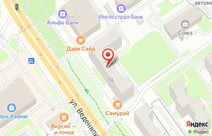 ЗАО Банк Интеза на улице Веденяпина на карте