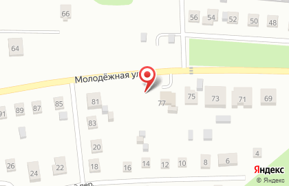 Продуктовый магазин в Октябрьском округе на карте