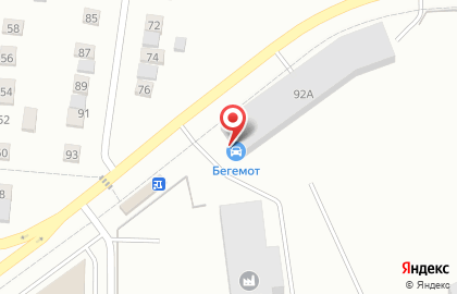 Автомойка Бегемот на карте