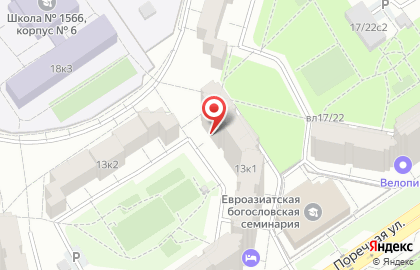 Компания Москомплект на Поречной улице на карте