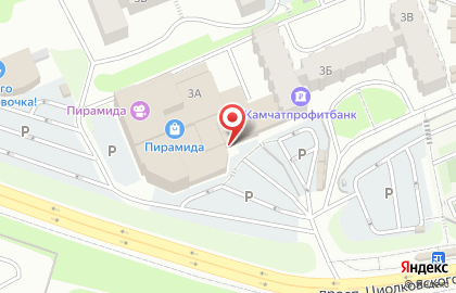 Магазин Цветные камни в Петропавловске-Камчатском на карте