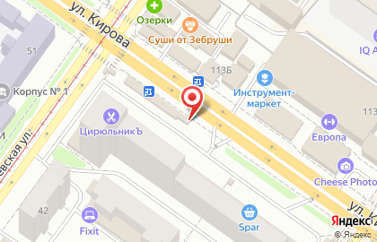 Киоск по продаже печатной продукции в Кировском районе на карте