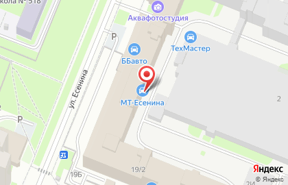 Автосервис Вилгуд на улице Есенина на карте