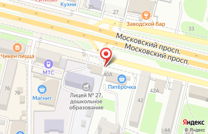 Кафе быстрого питания Wаурма на Московском проспекте на карте