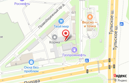 Радуга в Правобережном проезде на карте