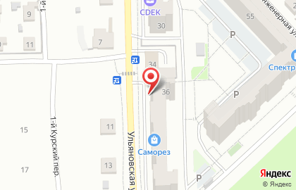 Торговый дом Советский мясокомбинат на Ульяновской улице на карте
