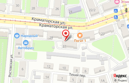 Парикмахерская Визаж на Краматорской улице на карте