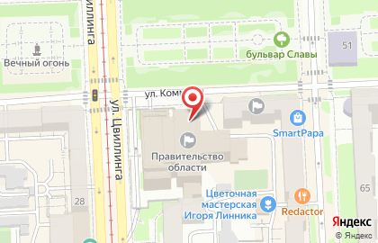 Правительство Челябинской области Межведомственная комиссия по делам несовершеннолетних и защите их прав на карте
