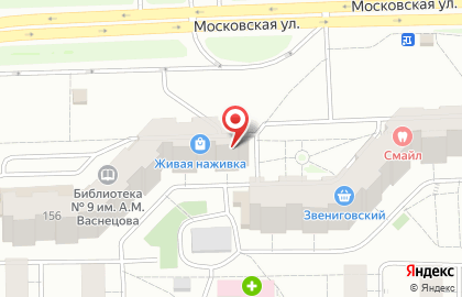 Сеть мини-маркетов Оазис на Московской улице на карте